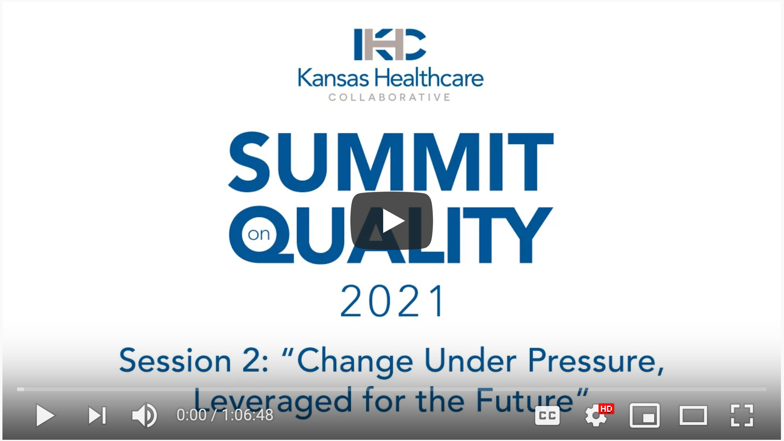 Summit on Quality 2021 — Session 2